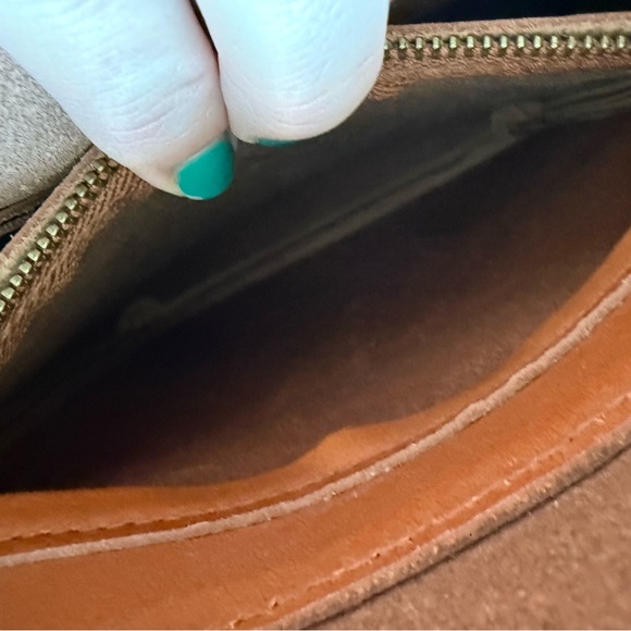 Madewell Transport Brown Leather Tote Bag - Picture 7 of 11